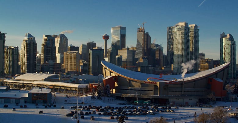 A photo of Calgary's skyline